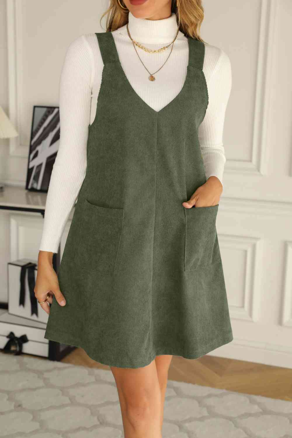 Overall Dress with Pockets