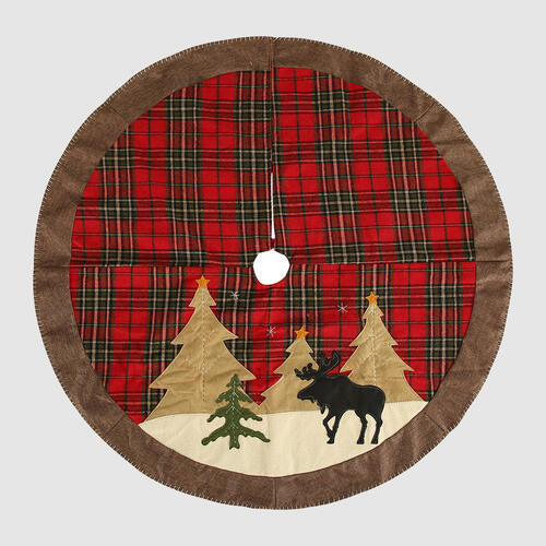 Plaid Christmas Tree Skirt