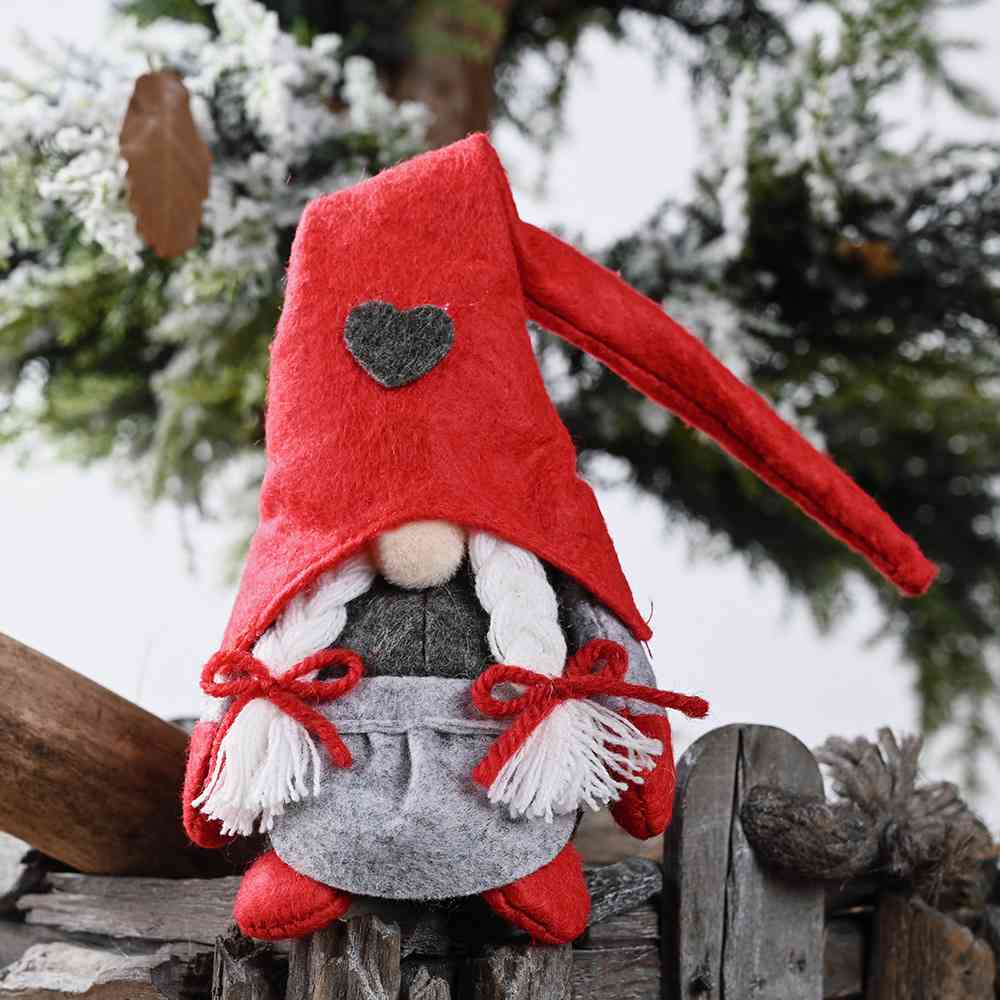 2-Piece Heart Pointed Hat Faceless Gnomes