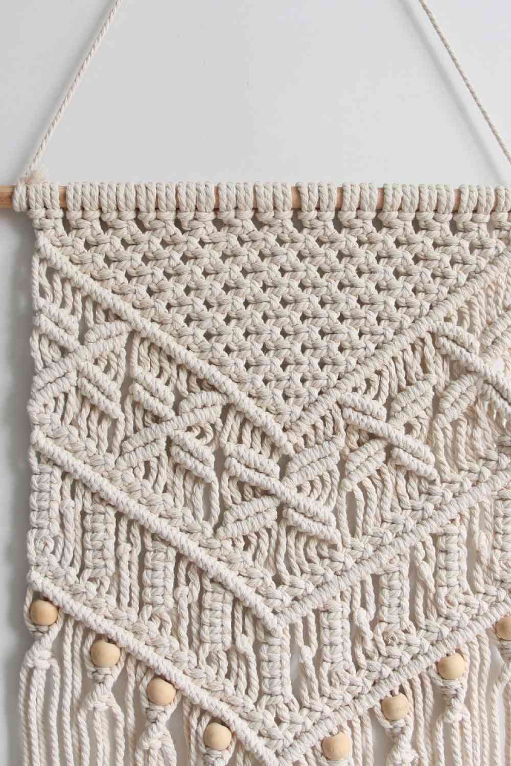 Macrame Fringe Wall Hanging