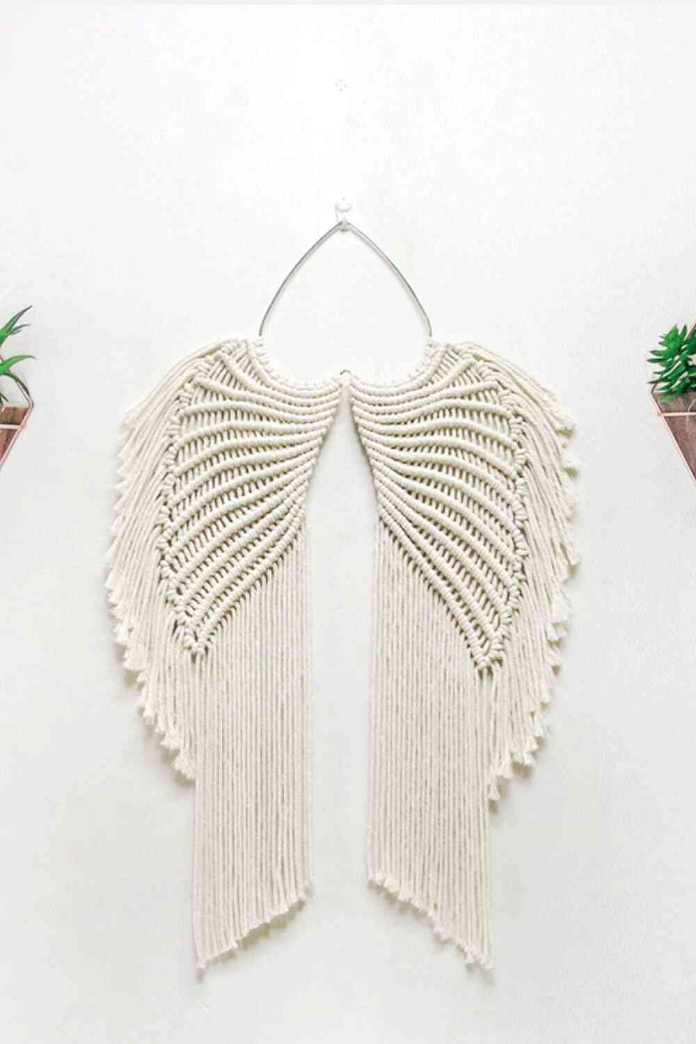 Macrame Angel Wings Wall Hanging