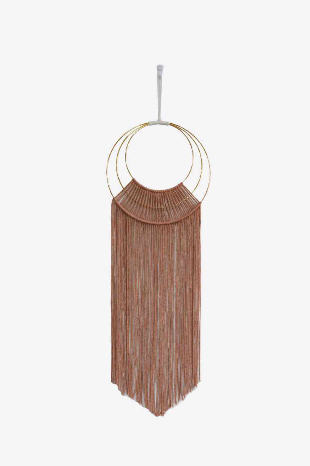 Hoop Fringe Macrame Wall Hanging