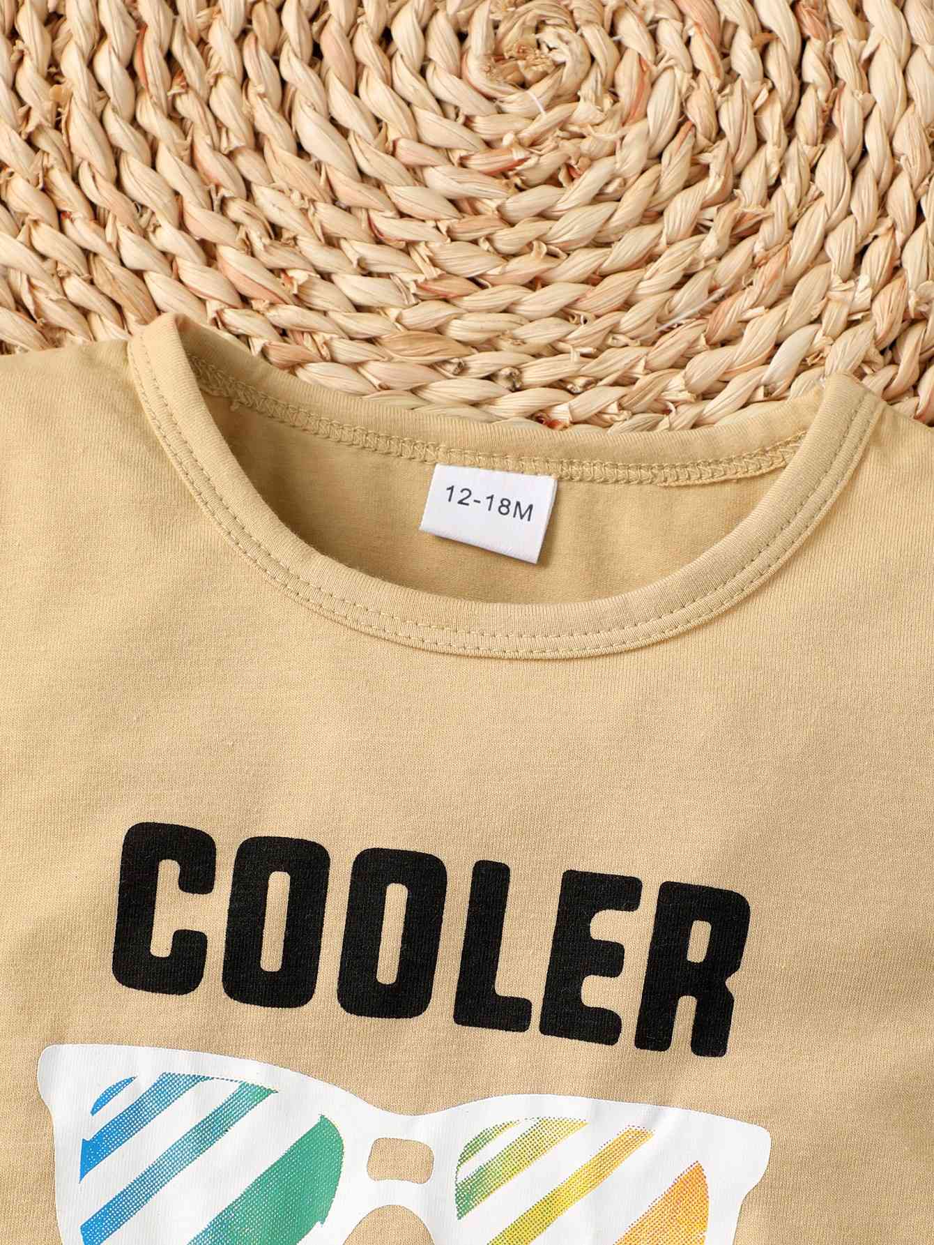 Boys COOLER VERSION OF DAD Tee and Shorts Set