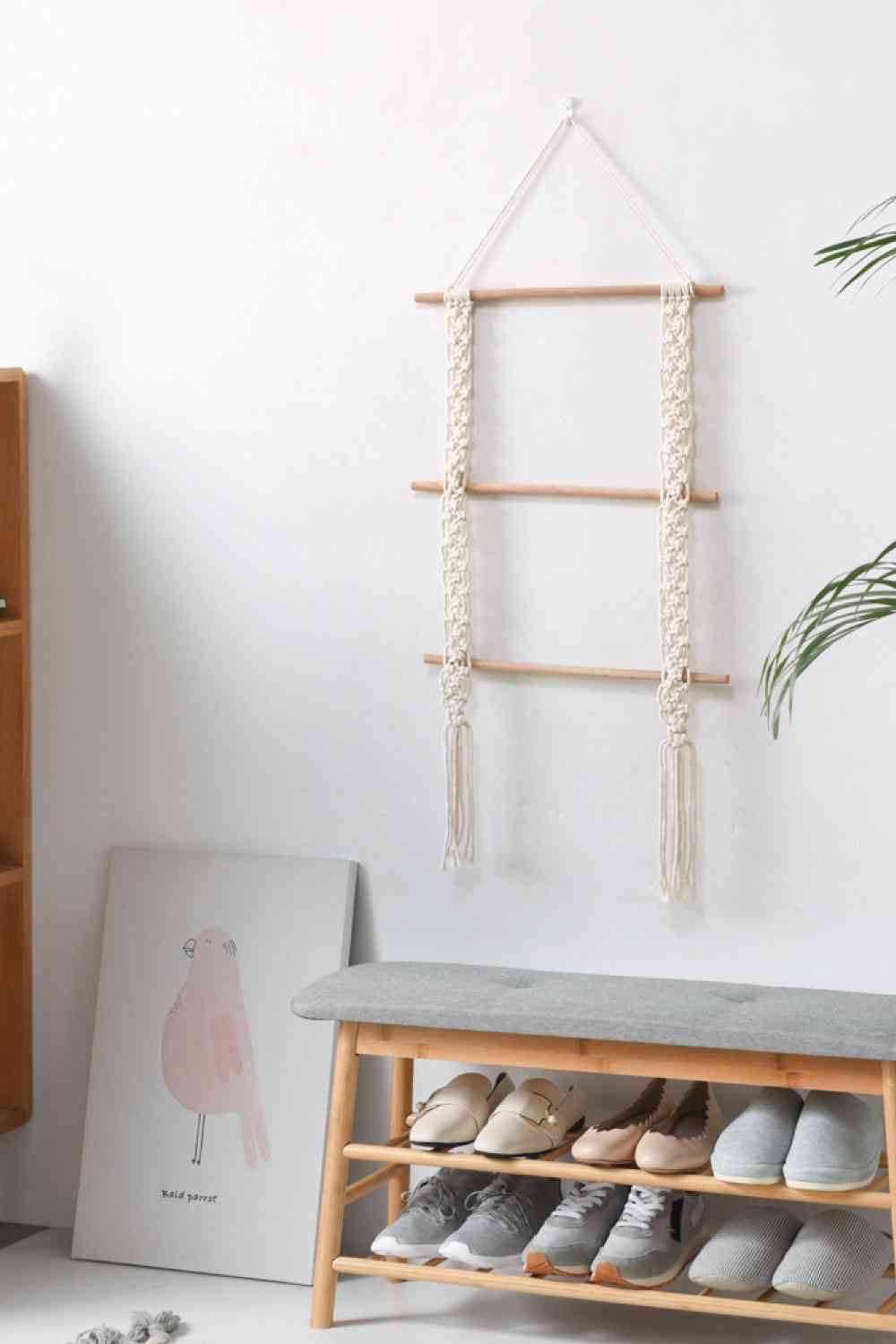 Macrame Ladder Wall Hanging