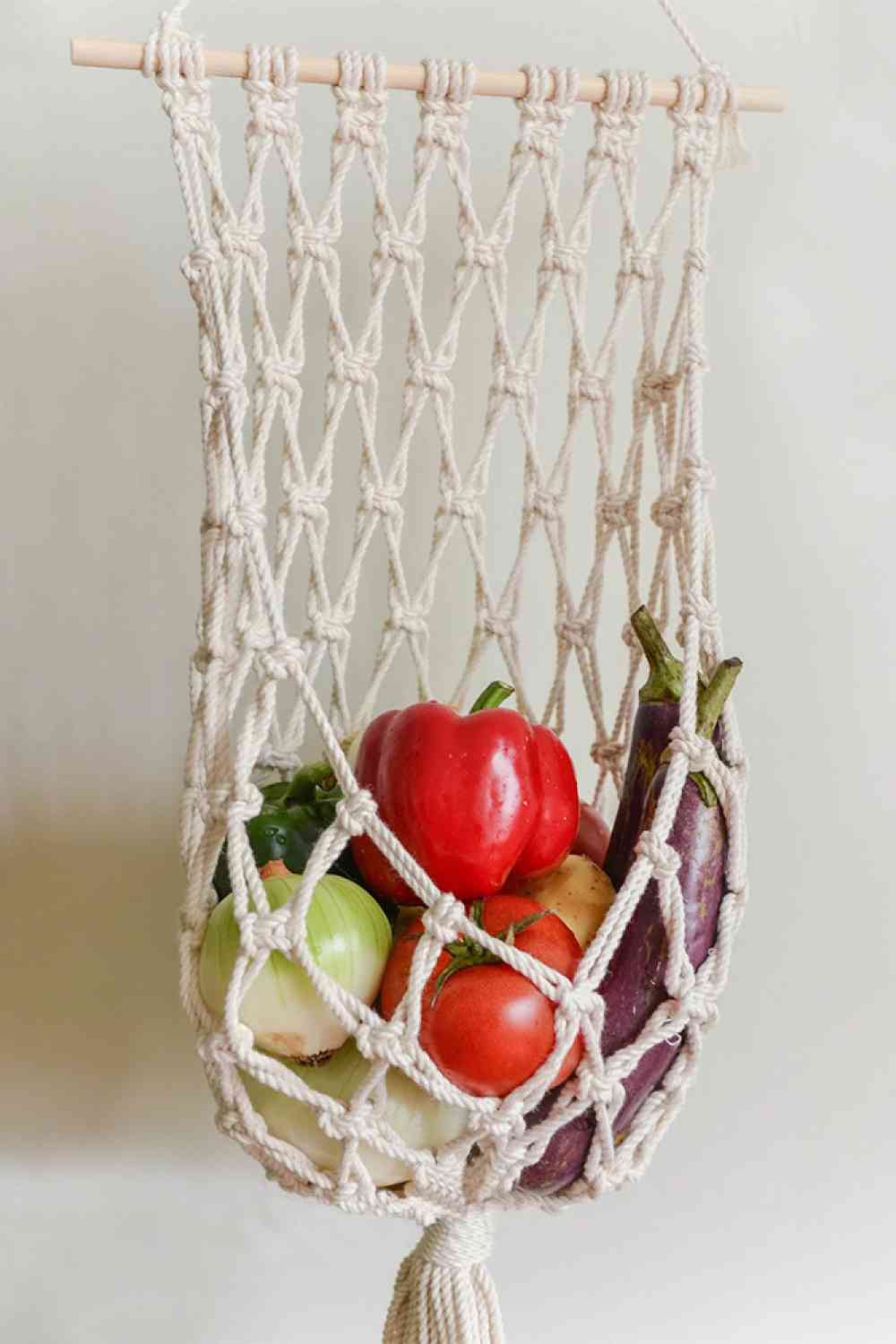 Macrame Basket Wall Hanging