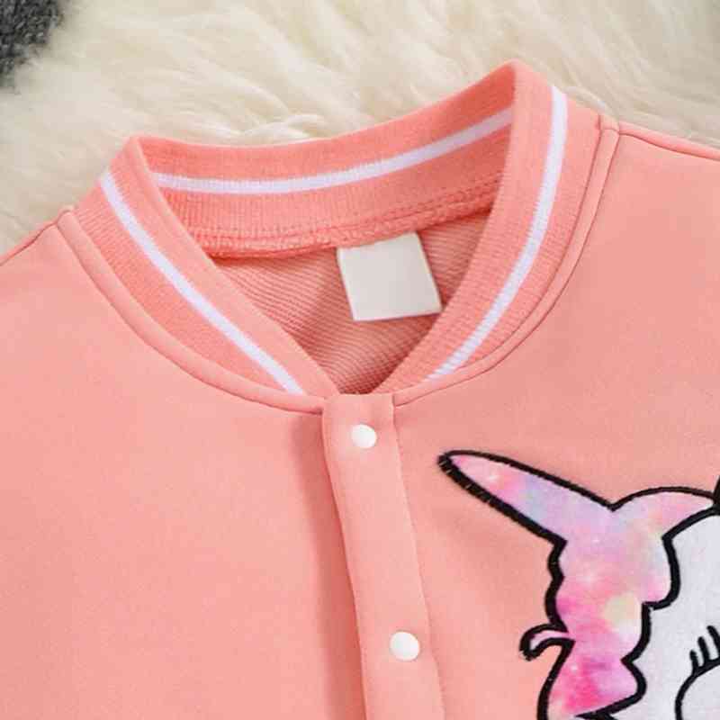 Unicorn Graphic Long Sleeve Jacket